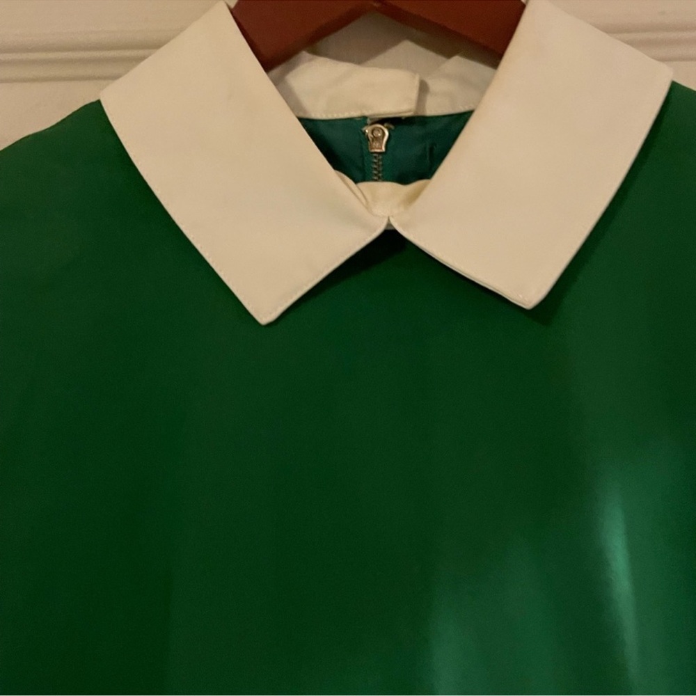 Gucci Green Dress with White Collar - Picture 3 of 6